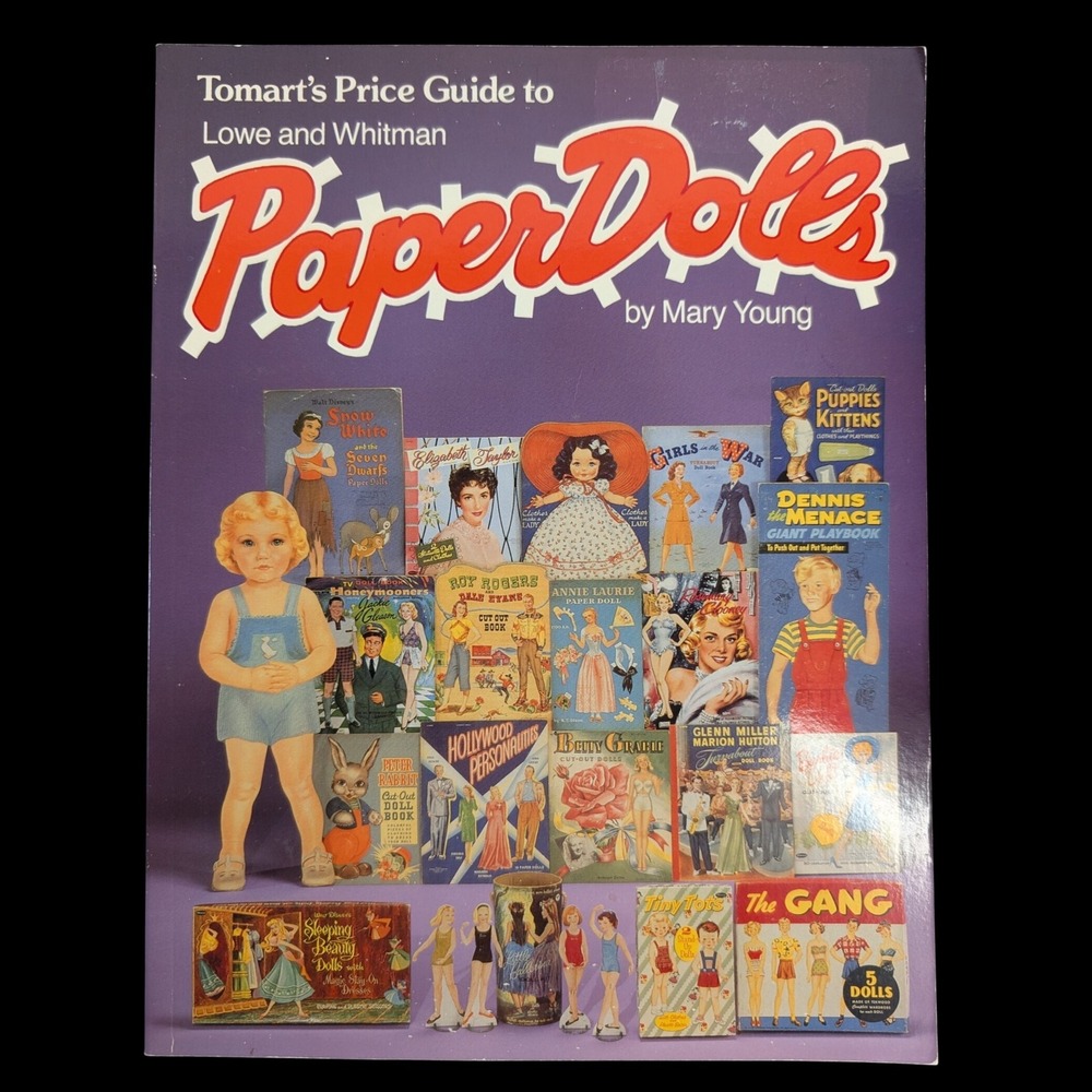 Tomarts Price Guide to Lowe and Whitman Paper Dolls Mary Young 1993 Softcover